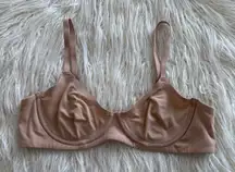 Skims Fits Everybody Unlined Demi Bra Clay Size 38A