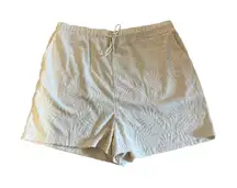Véclies Filles‎ Beige Velvet Lounge Shorts – Soft Stretch Waistband