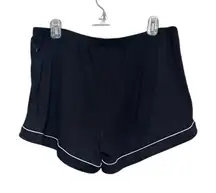 Nordstrom Lounge Shorts Stretchable Pull-On Lightweight Black Women's US L NWOT