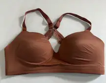 Soma 38 C Enbliss Luxe Plunge Bralette Bra rose wireless lace j hook 38C