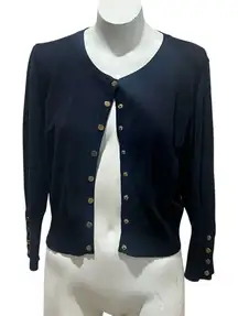 Premise Studio Women's XL Black  Snap Button Cardigan Sweater