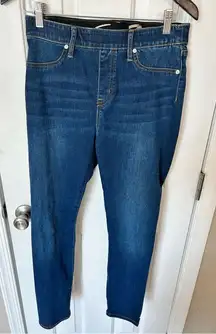 Seven 7 jeans blue slip on stretchy jeans size s
