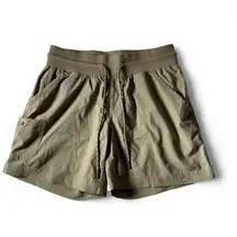 Columbia Sportswear Women's Medium Brown Hiking Shorts Elastic‎ Waist