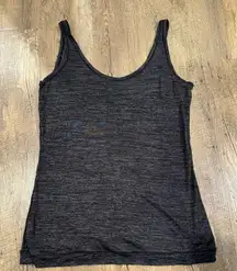 Athleta Heather Grey Tank Top Size M Stretch