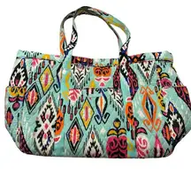 Vera Bradley Get Carried Away Large Tote Duffel Bag Weekend Bag