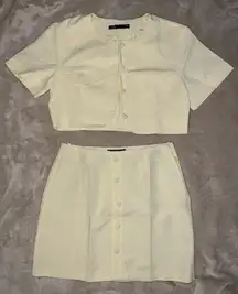 Linen Blend Two Piece Set
