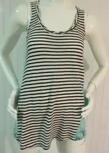 Anthropologie top by Porridge stripe/floral sz S