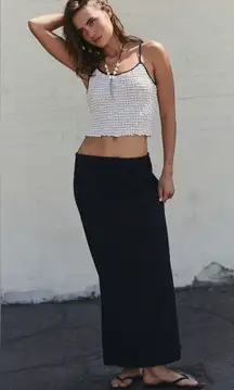 Free People Babetown Linen Skirt Set