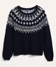 Old Navy Women’s navy and blue sweater