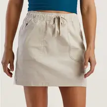 Title Nine Ripstop High Rise Scout Skirt Skort Tan Size Medium