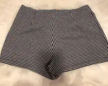 Black and White Checkered Shorts