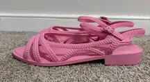 Melissa Womens Femme Classy Sandals Bubble Gum Pink Size 8