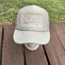 Cerveza Tecate Always Down for Doce Trucker Hat‎ Mesh Snapback Beer Promo Cap