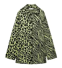 Zara Animal Print Oversized Cardigan/
Jacket(Size Small)