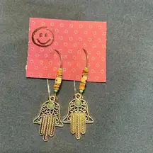 Stainless steel designer bell earrings