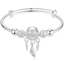 Dreamcatcher  Silver Bangle Bracelet NEW