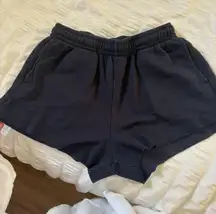 H&M Navy Blue Sweat Shorts