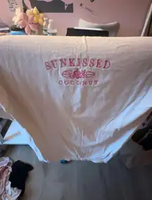 Oversized Sunkissed Coconut Tee!