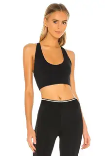 Splits59 Sara Airweight Bra in Black Small New Womens Sports tank top