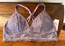 Purple Lace Bralette