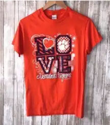 NCAA Clemson Tigers LOVE Tee