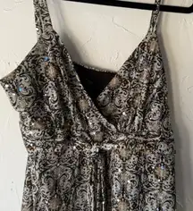 INC International Y2k Concepts Sparkle Babydoll Top L Fairy Grunge Going Out