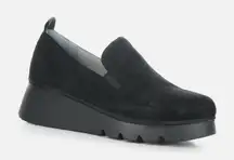 NWOB FLY LONDON WOMEN'S PECE406FLY SLIP-ON WEDGE HEEL SHOES, SIZE EU 39 US 8.5
