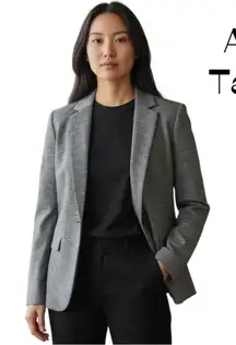 Ann Taylor Gray Long Sleeve Jacket Blazer NWT Size 14