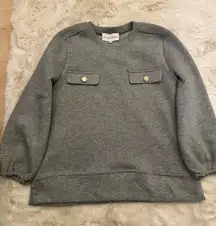 Alex & Parker  Sweater With Pockets‎ M gray