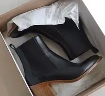 Jenni Kayne Frankie Chelsea Boot Black Italian Nappa Leather Women's 38 US 7.5