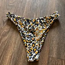 Nookie Beach Leopard Print Bikini Bottom
