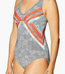 prAna Women's Khari One Piece Swimsuit Multi
