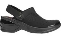 Bzees kitty black sling back clogs women’s size 7 comfort shoes casual work