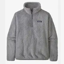 Grey Patagonia Fuzzy Zip Up Los Gatos Quarter Zip Size L