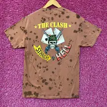 The Clash Straight To Hell Splater dye tshirt size Small