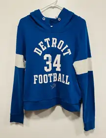 Victoria’s Secret Pink Detroit lions vintage Hoodie Sweatshirt Size large!