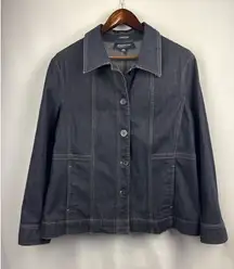 Women’s Jones New York 2X Dark Blue Jean Jackets