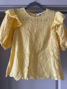 Yellow Puff Sleeve Top