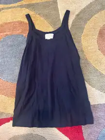 Los Angeles Organic Cotton Black Basic Tank Top Women’s Size Small