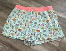 Little Sleepies Pool Party Women’s Pajama Shorts Medium