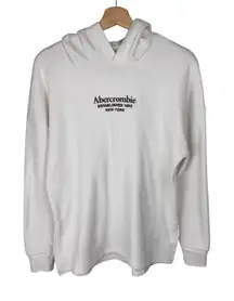 Abercrombie & Fitch Soft A&F Cozy Women's Hoodie Size S Ivory‎