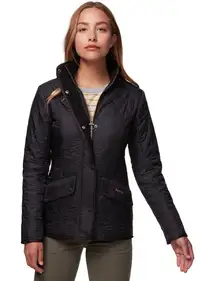 Barbour Cavalry Quilted Jacket Black Size UK10 US6