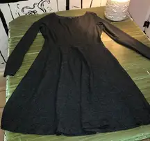 Toad&Co NWOT Charcoal Fit & Flare Dress - Size S - Recycled Poly/Organic Cotton