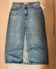 Jean Skirt Midi By Hidden Jeans Size: M New With Tags