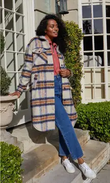 SAYLOR‎ Tieghan Trucker Wool Blend Jacket Medium