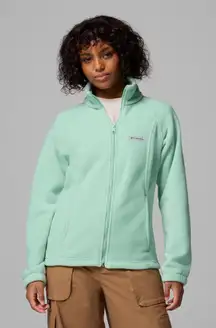 Columbia Women's Mint Green Fleece Jacket