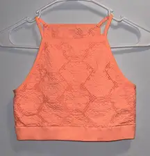Aerie Peach Lace Bralette Top