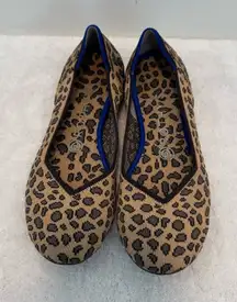 Rothy’s The Flat Round Toe Shoes in Retired Cheetah Print size 7/5