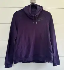 Nike Women’s Small Purple Cowl Neck Logo Sweatshirt