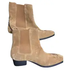 Brand New with Defect Express Women Size 9 Brown Tan Leather Ankle Boots Booties